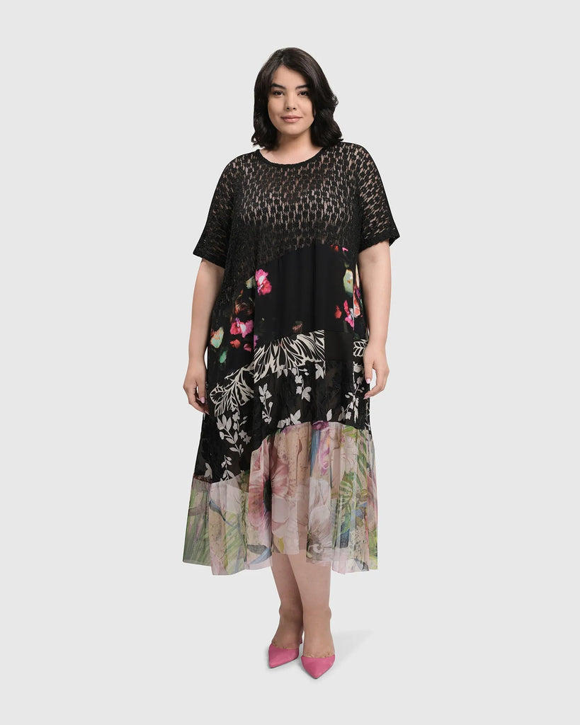 alembika-adaline-tiered-maxi-kleid-damen-floral image 1