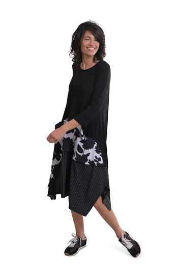 alembika-tekbika-clio-kleid-damen-jersey-kleid-schwarz image 6