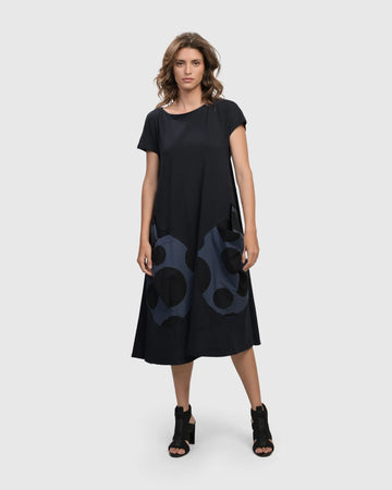alembika-urban-melody-midi-kleid-navy image 3