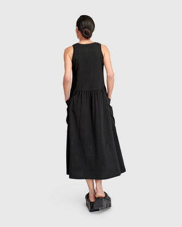 alembika-urban-staple-pocket-tank-kleid-schwarz image 5