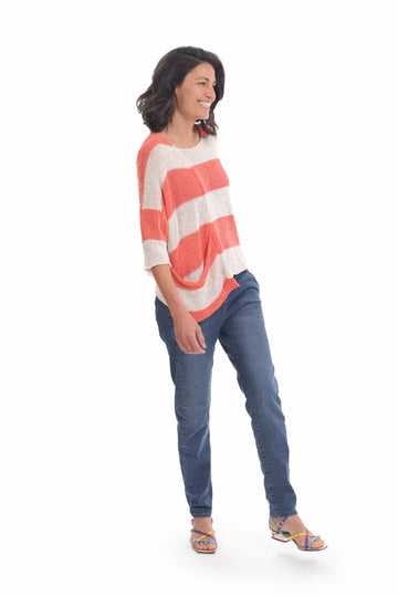 alembika-luxe-pocket-hem-pullover-peach image 7