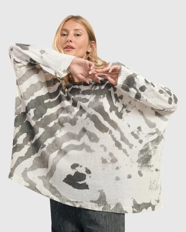 alembika-watercolor-boxy-sweater-stone-leinen-pullover image 1