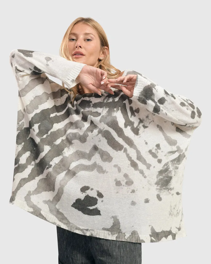alembika-watercolor-boxy-sweater-stone-leinen-pullover image 1