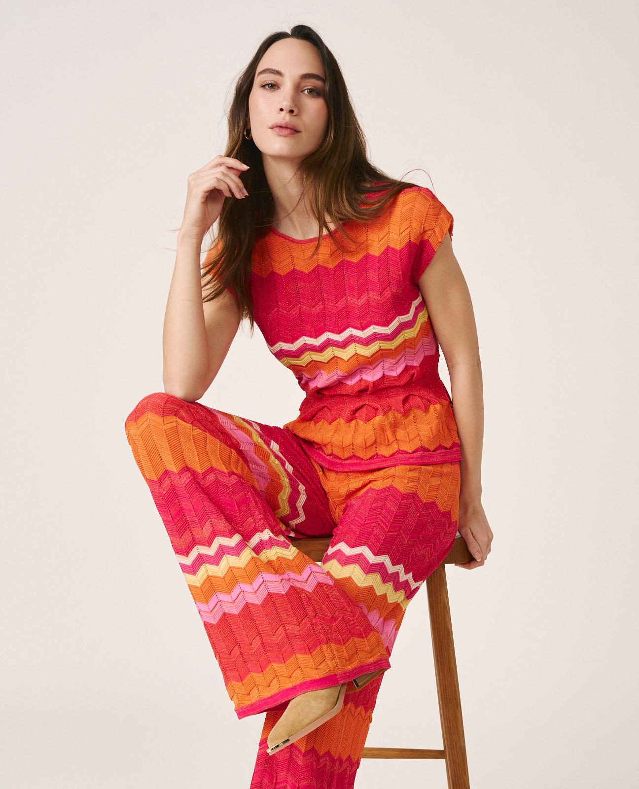 alma-en-pena-alfa-63254-strickhose-gerade-fuchsia image 5