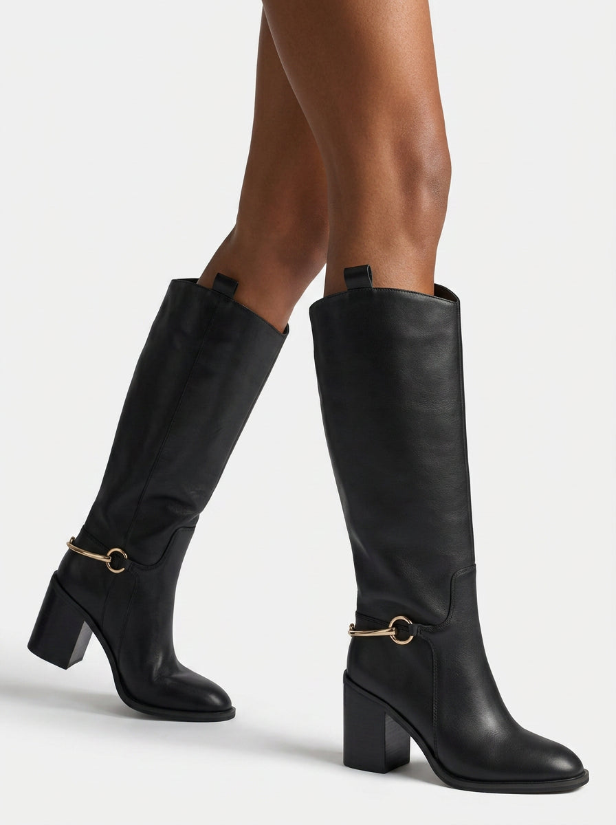 alma-en-pena-nappa-lederstiefel-schwarz-trense-8-5-cm image 5