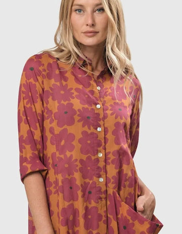 alembika-aster-wonderful-kleid-fuchsia-orange image 3