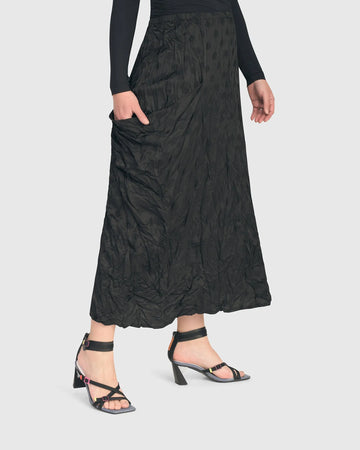 alembika-naomi-crinkle-skirt-dots-schwarz image 4
