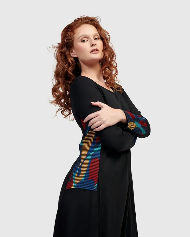 alembika-riley-crew-cocoon-kleid-ocean image 1