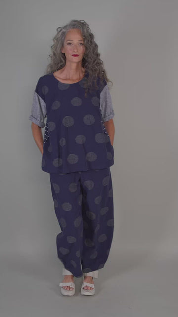alembika-dot-trousers-hose-navy-sp522n-navy image 3