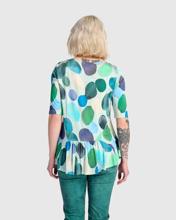 alembika-addison-flouncy-tee-aqua-dots-t-shirt image 5