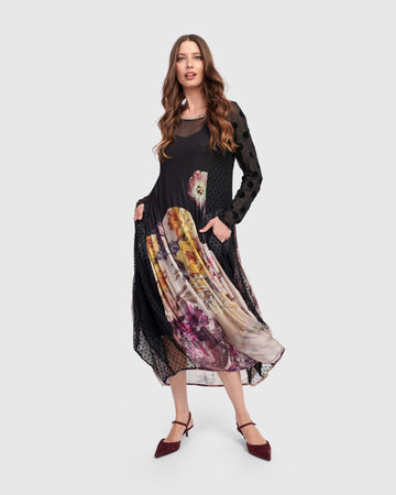 alembika-chaka-crew-cocoon-dress-mix image 2
