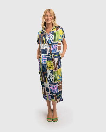 alembika-kali-crinkle-shirtdress-abstract image 6