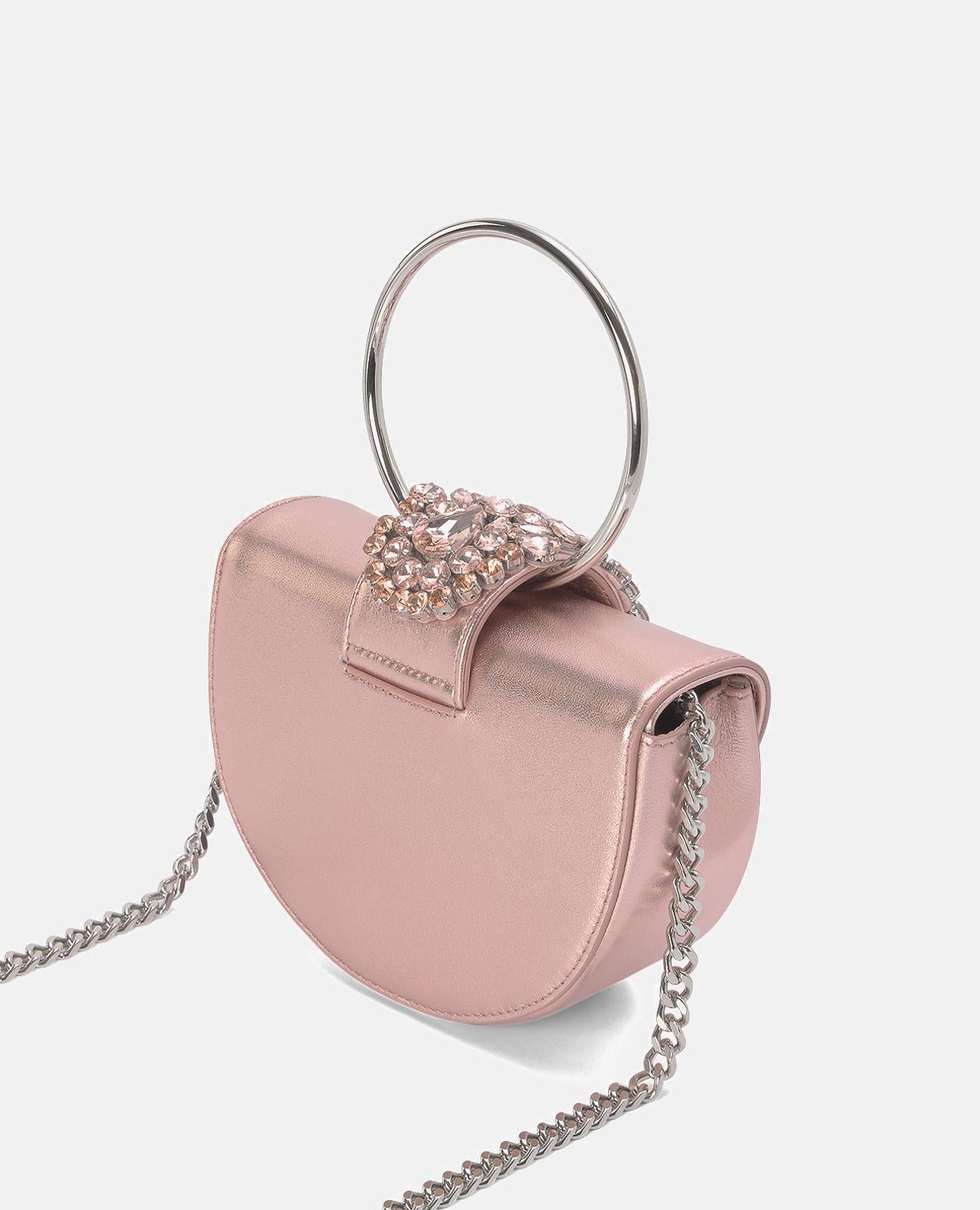 alma-en-pena-alfa-62124-half-moon-tasche-rosa-leder-mit-juwel image 2