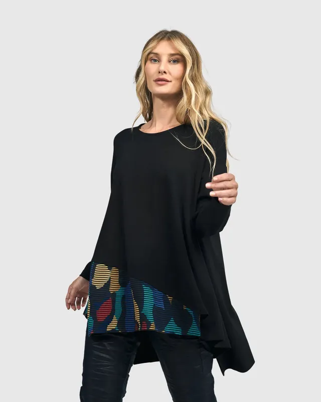 alembika-kaya-oversize-trapeze-top-ozean image 1