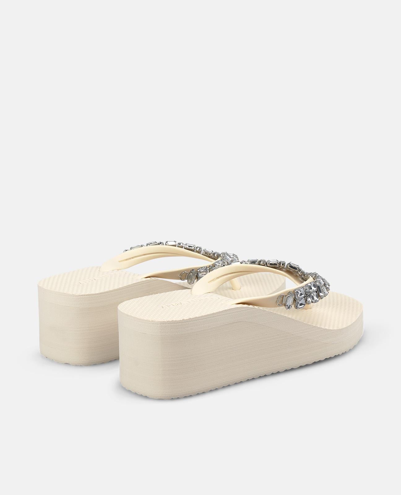 alma-en-pena-alfa-62355-plattform-zehensandale-mit-strass-in-wei image 3