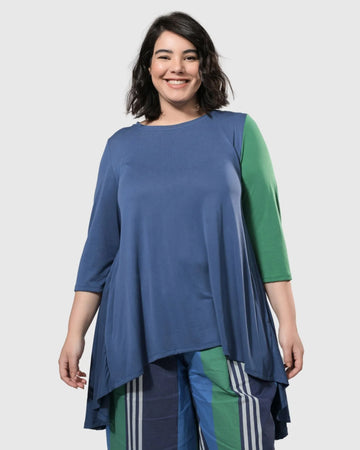 alembika-fresh-7st527o-colorblock-tunika-ocean image 4