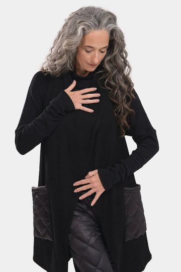 alembika-urban-ether-sweater-vest-weste-schwarz-uj536b image 2