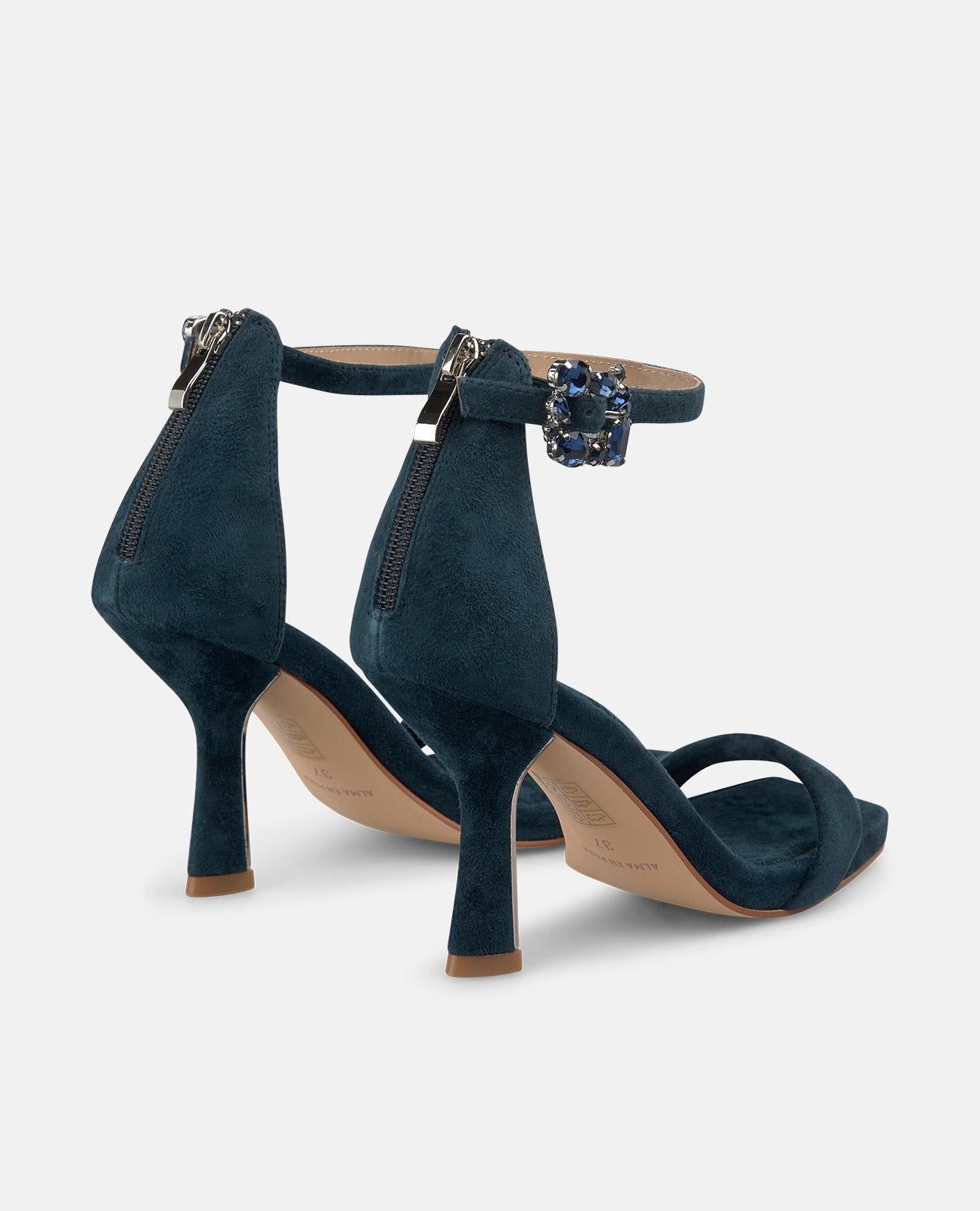 alma-en-pena-metallic-strap-heel-sandal-sandaletten-blau-9-cm image 3