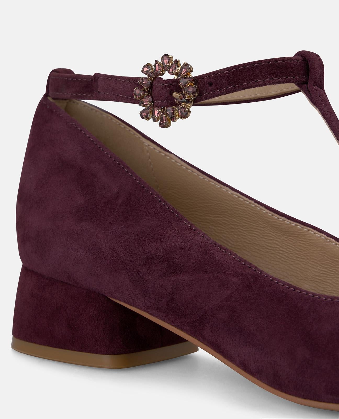 alma-en-pena-lack-pumps-bordeaux-mit-schnalle-3-5-cm image 4