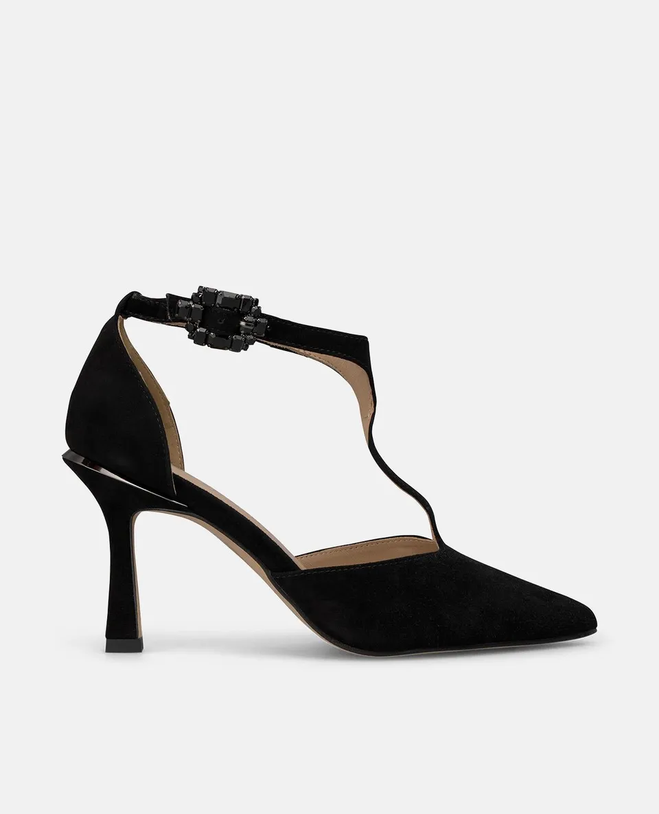alma-en-pena-high-heel-pumps-mit-schmuckschnalle-schwarz-9-cm image 1
