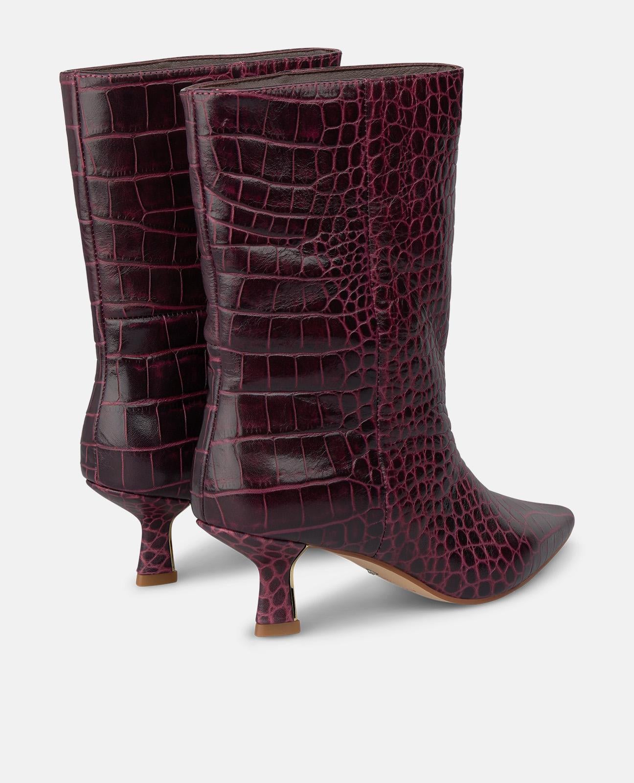 alma-en-pena-animal-print-stiefeletten-bordeaux-5-5-cm image 3