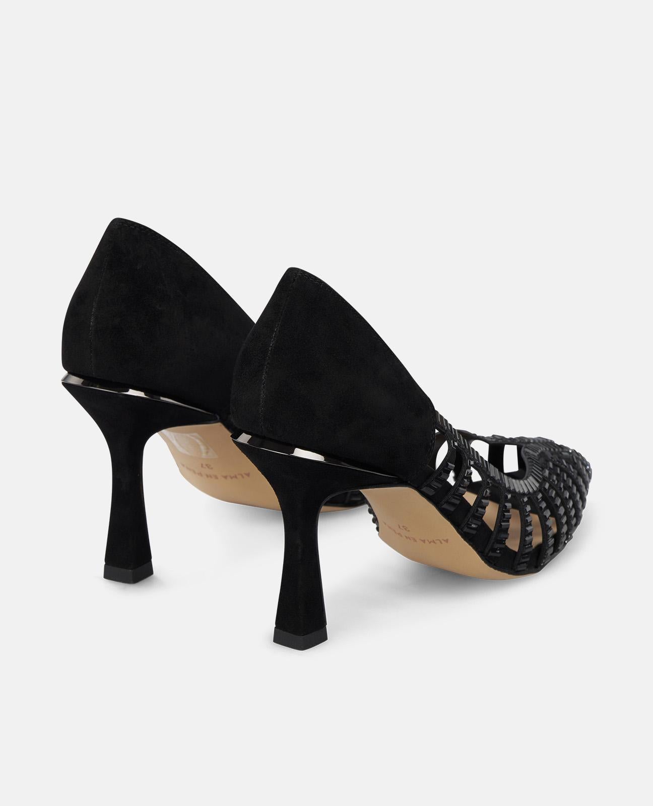alma-en-pena-mirror-effect-high-heels-schwarz-spitz-9-cm image 3