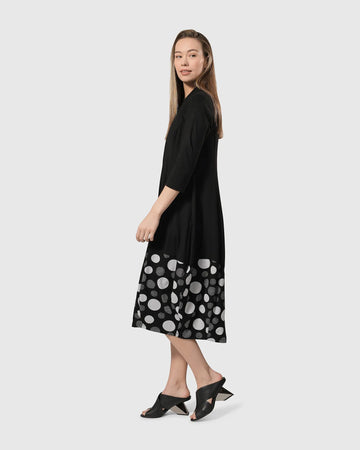 alembika-millennium-cocoon-dress-mix-v-neck-kleid-mit-taschen image 4