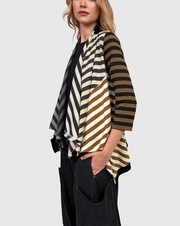 alembika-urban-crosscourt-draped-cardigan-streifen image 3