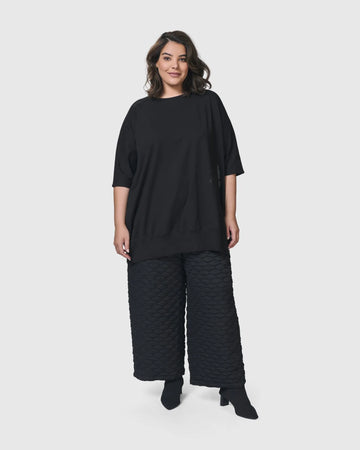 alembika-urban-modern-flower-sweatshirt-schwarz image 8