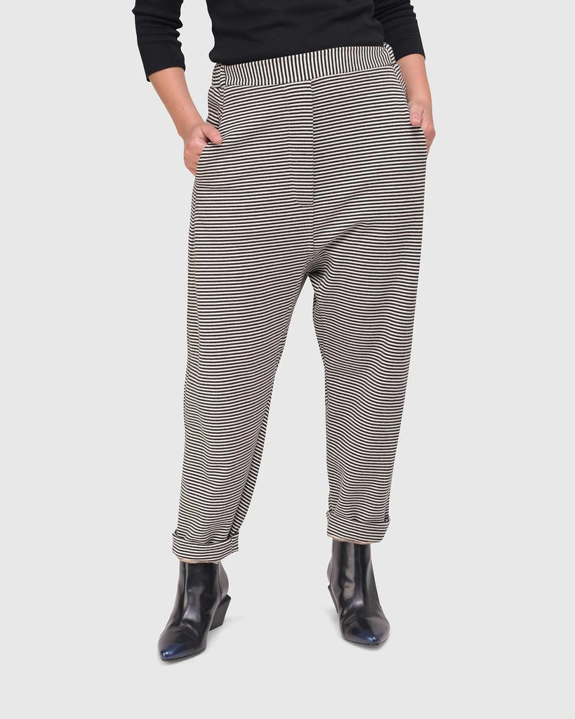 alembika-urban-french-terry-hose-stripe image 1