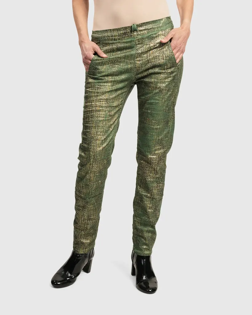 alembika-iconic-stretch-jeans-desires-green-hose image 1