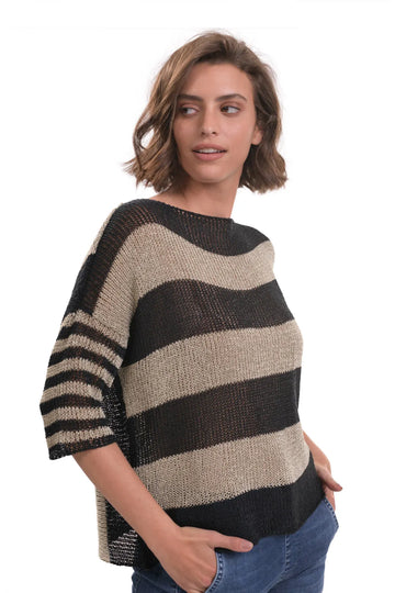alembika-luxe-reversible-sweater-stone-damen-wendepullover image 5