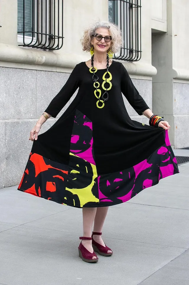 alembika-art-print-swing-kleid-multi image 1