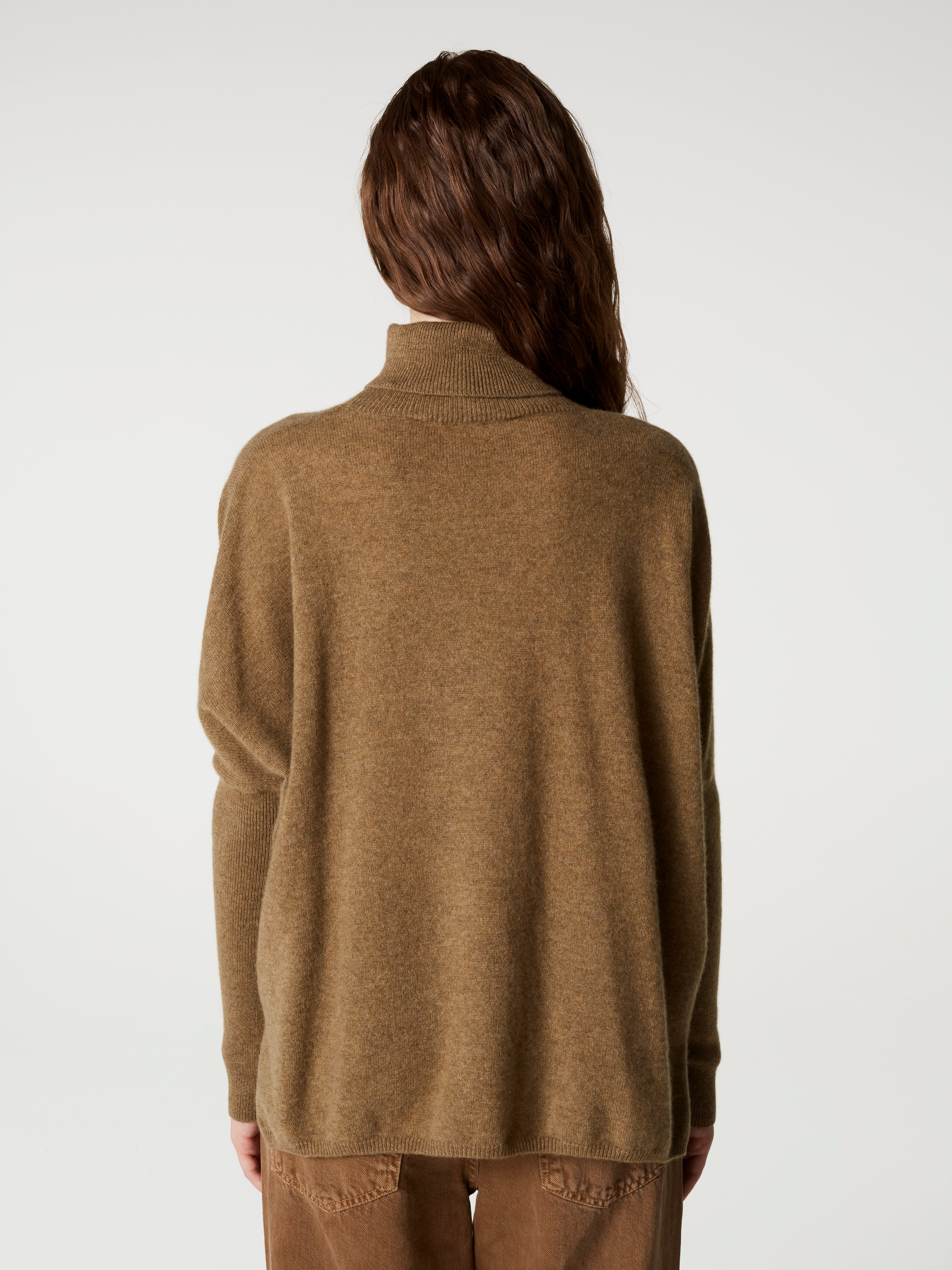 absolut-clara-damen-kaschmir-poncho-pullover-bronze image 4