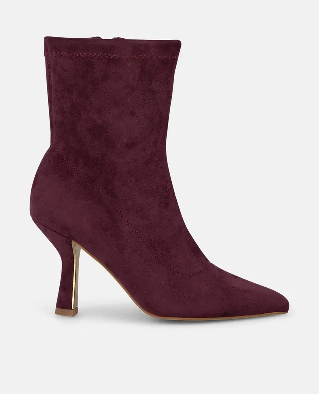 alma-en-pena-zipper-stiefelette-bordeaux-8-5-cm-trichterabsatz image 1