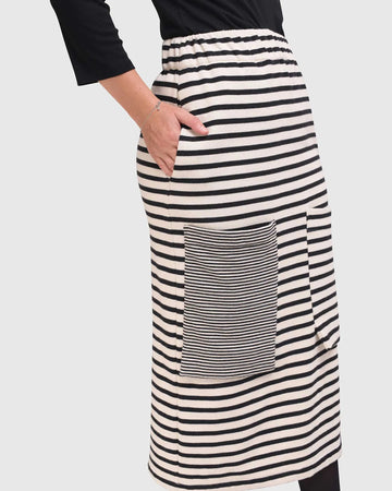 alembika-urban-french-terry-rock-midi-mit-taschen image 7