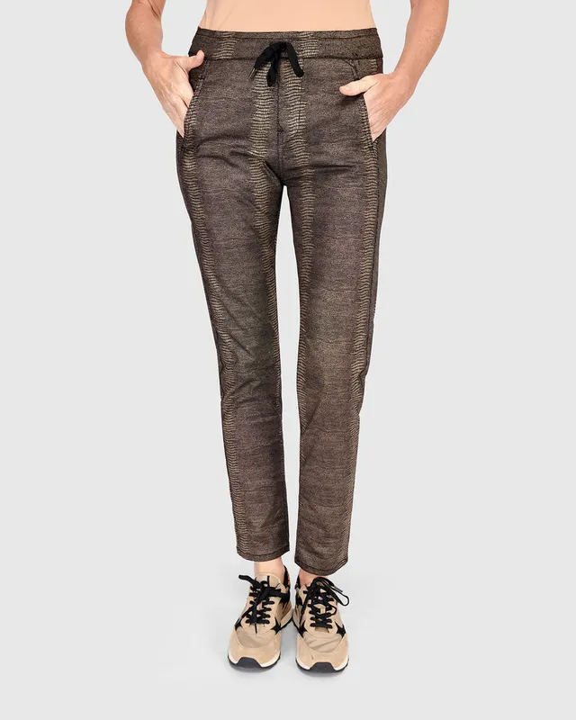 alembika-serpent-iconic-stretch-jeans-bronze image 1