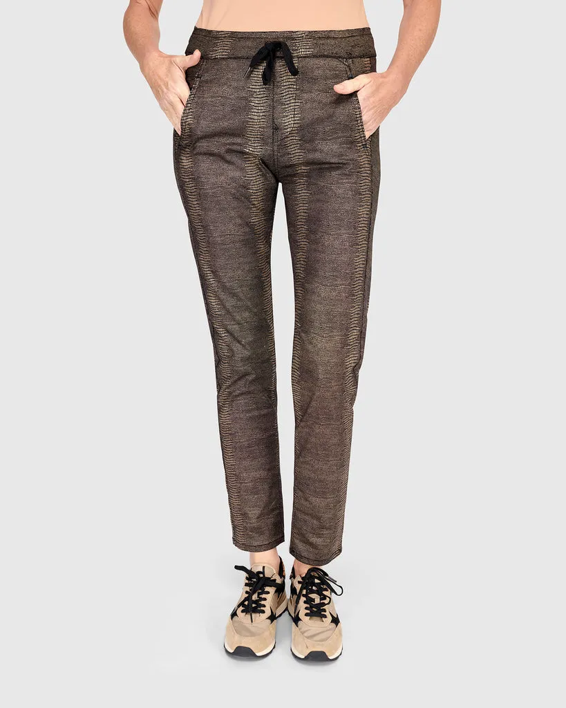 alembika-serpent-iconic-stretch-jeans-bronze image 1