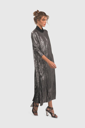alembika-glimmer-maxi-dress-silver-langarm-maxikleid image 2
