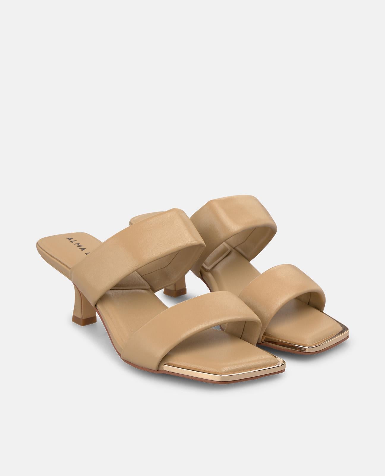 alma-en-pena-double-strap-nappa-sandalette-arena-6-5-cm image 2