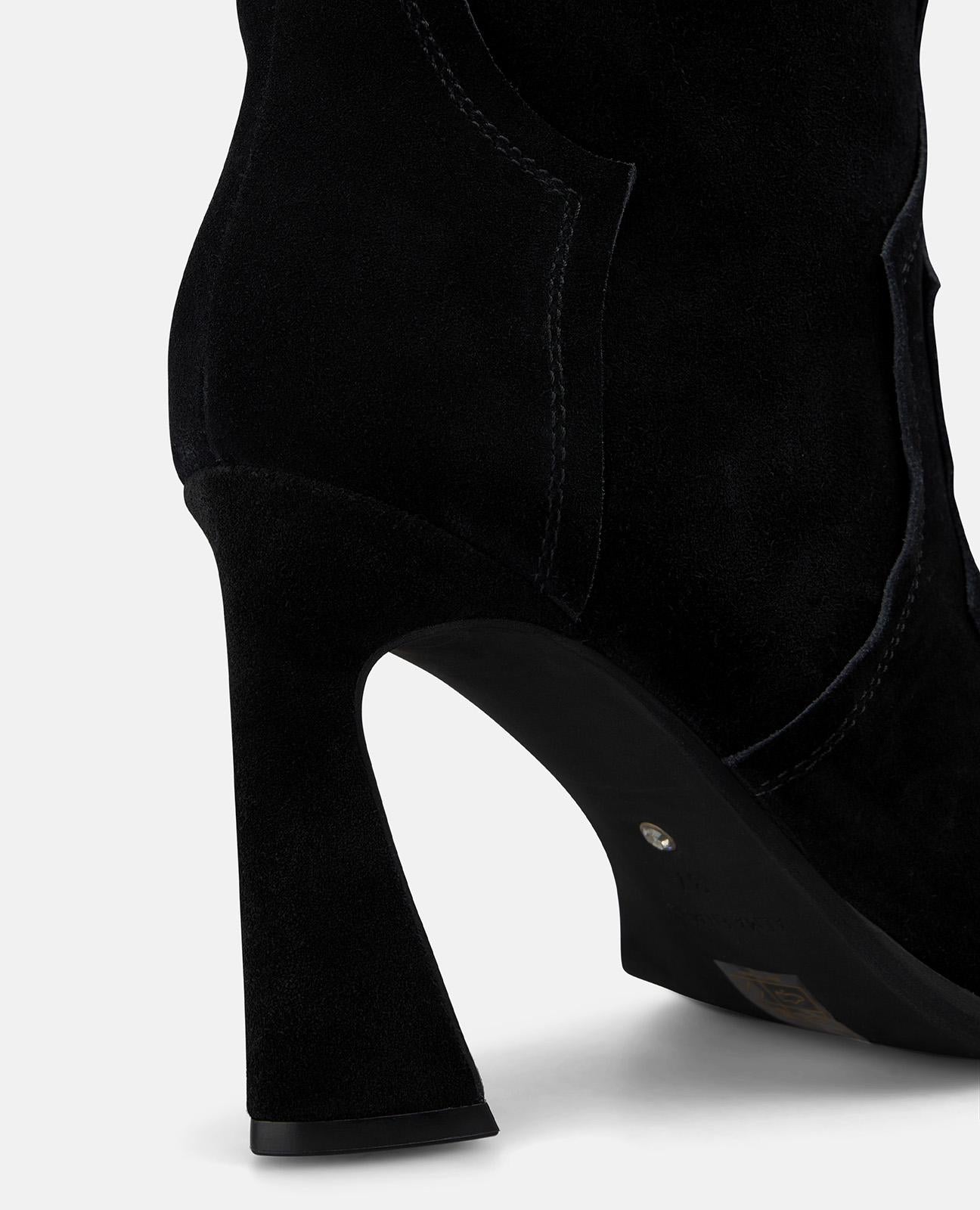 alma-en-pena-suede-cowboy-boots-schwarze-cowboy-stiefeletten-9-cm image 4