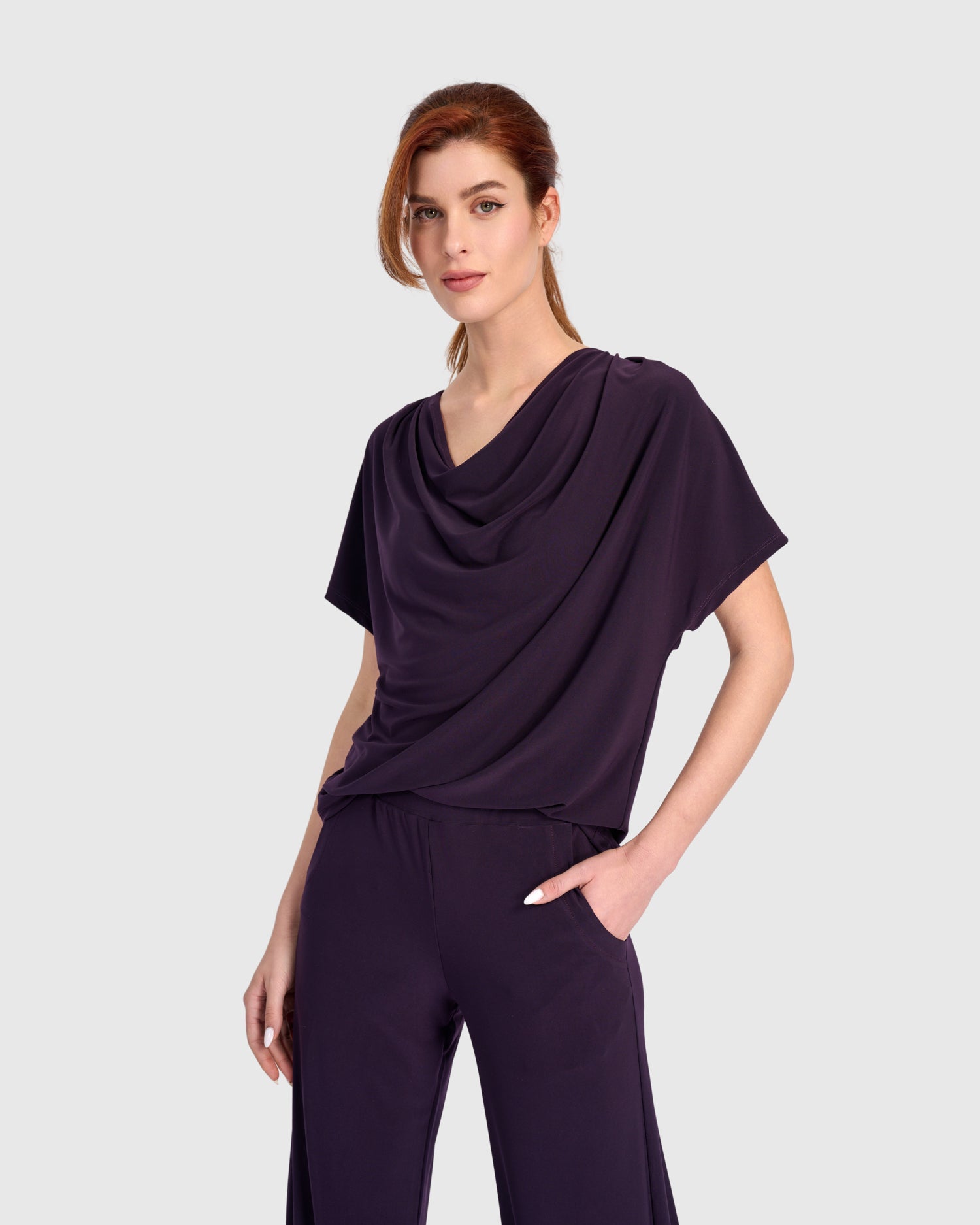 alembika-fluid-slinky-cowl-top-pflaume-cowlneck-shirt-et145p image 2