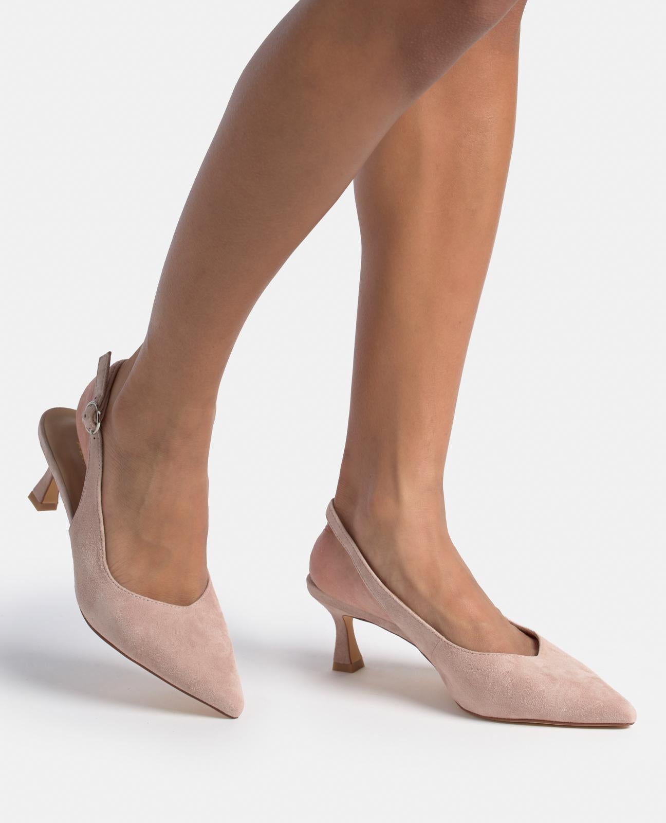 alma-en-pena-slingback-pumps-puderrosa-spitzer-zeh-kitten-heel-6-cm image 4