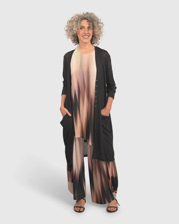 alembika-mini-rib-long-cardigan-black-damen-strickjacke image 4