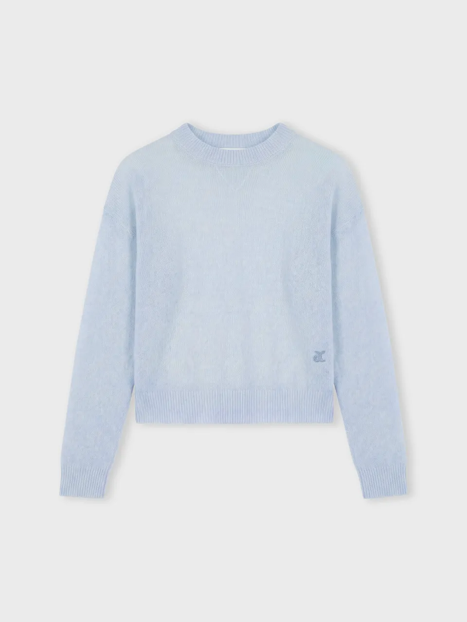 absolut-alma-damen-kaschmir-pullover-rundhals-blau image 1