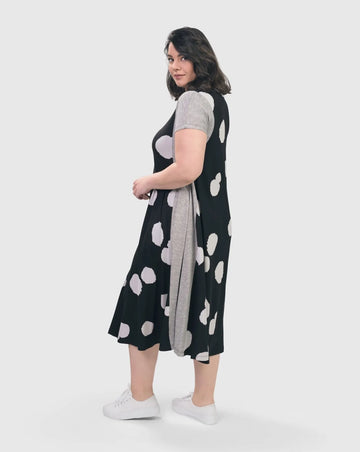 alembika-spot-trapeze-kleid-schwarz-jersey-mit-taschen image 2