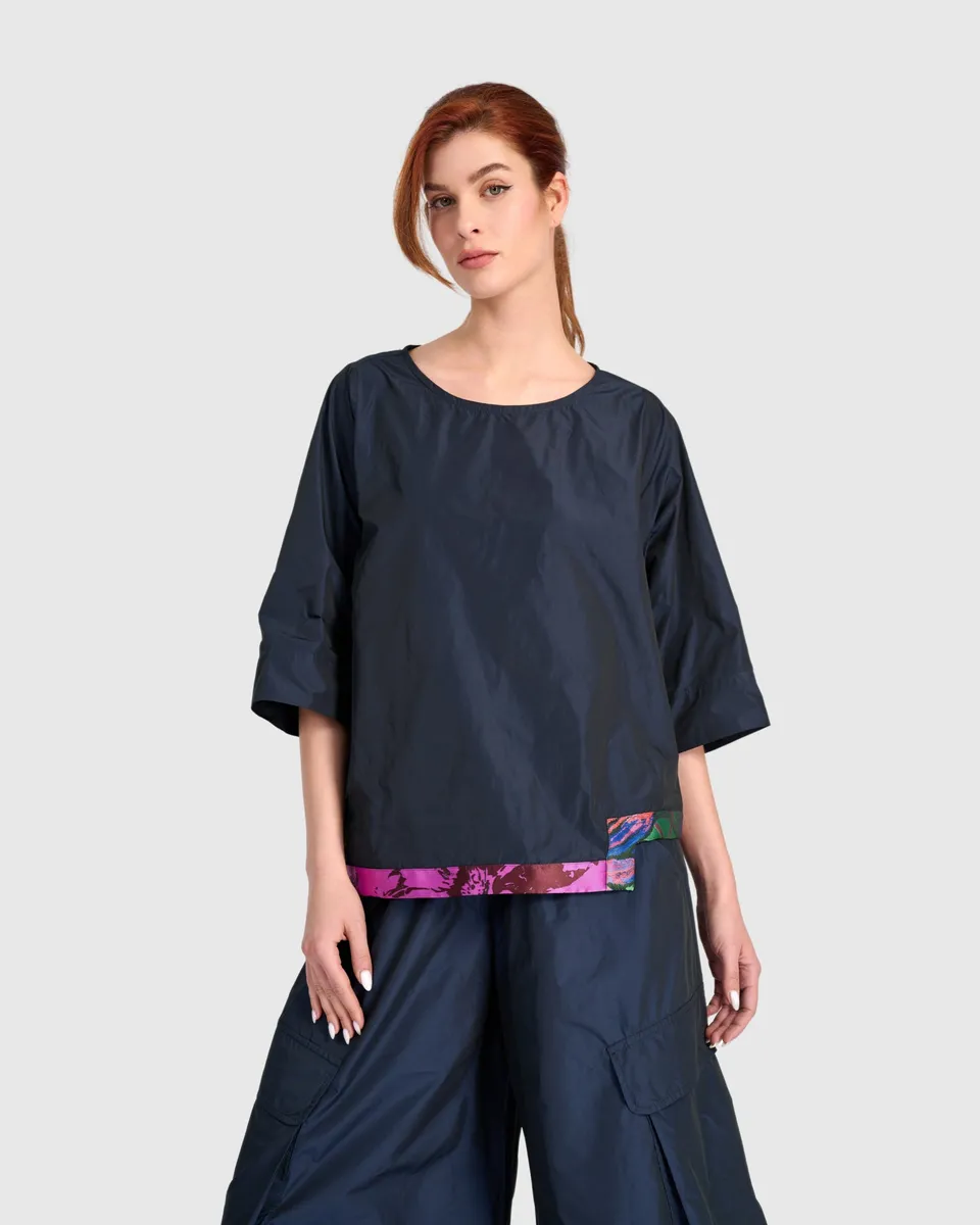 alembika-trimmed-boxy-top-ink-oversize-top-mit-kontrastbesatz image 1
