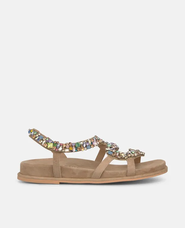 alma-en-pena-flat-sandal-snake-flache-sandalen-schlangenprint-2-5-cm image 1