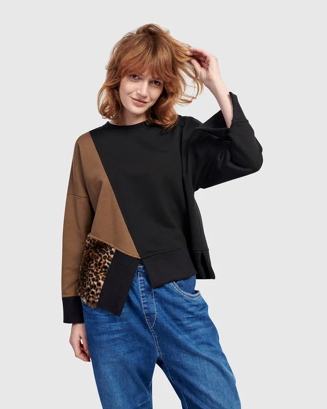 alembika-urban-lair-crewneck-top-mix-oversized-french-terry-ut627m image 1