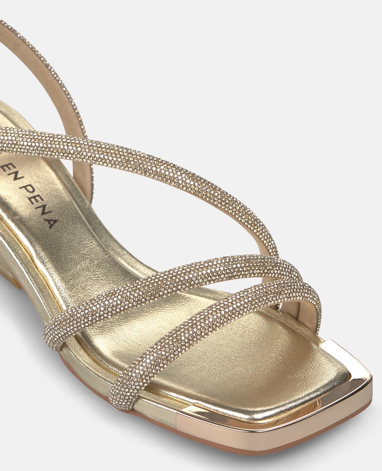 alma-en-pena-three-strap-sandalen-mit-blockabsatz-6-cm-in-dorado image 4